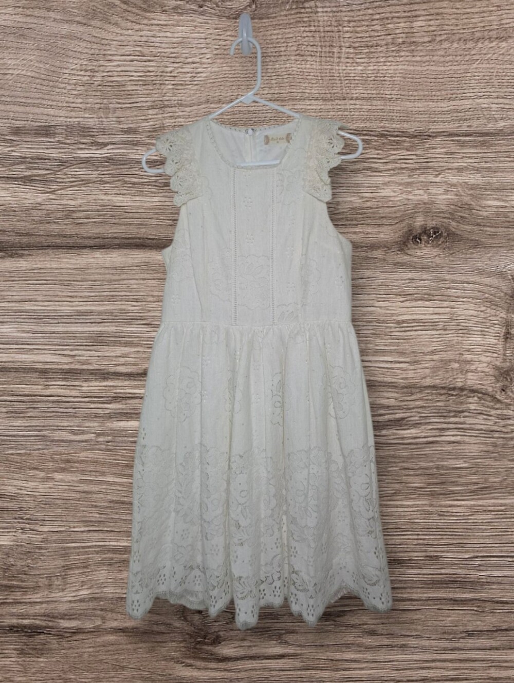 Women's Altar'd State White Lace Dress Sz Medium